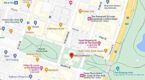 Google map of downtown